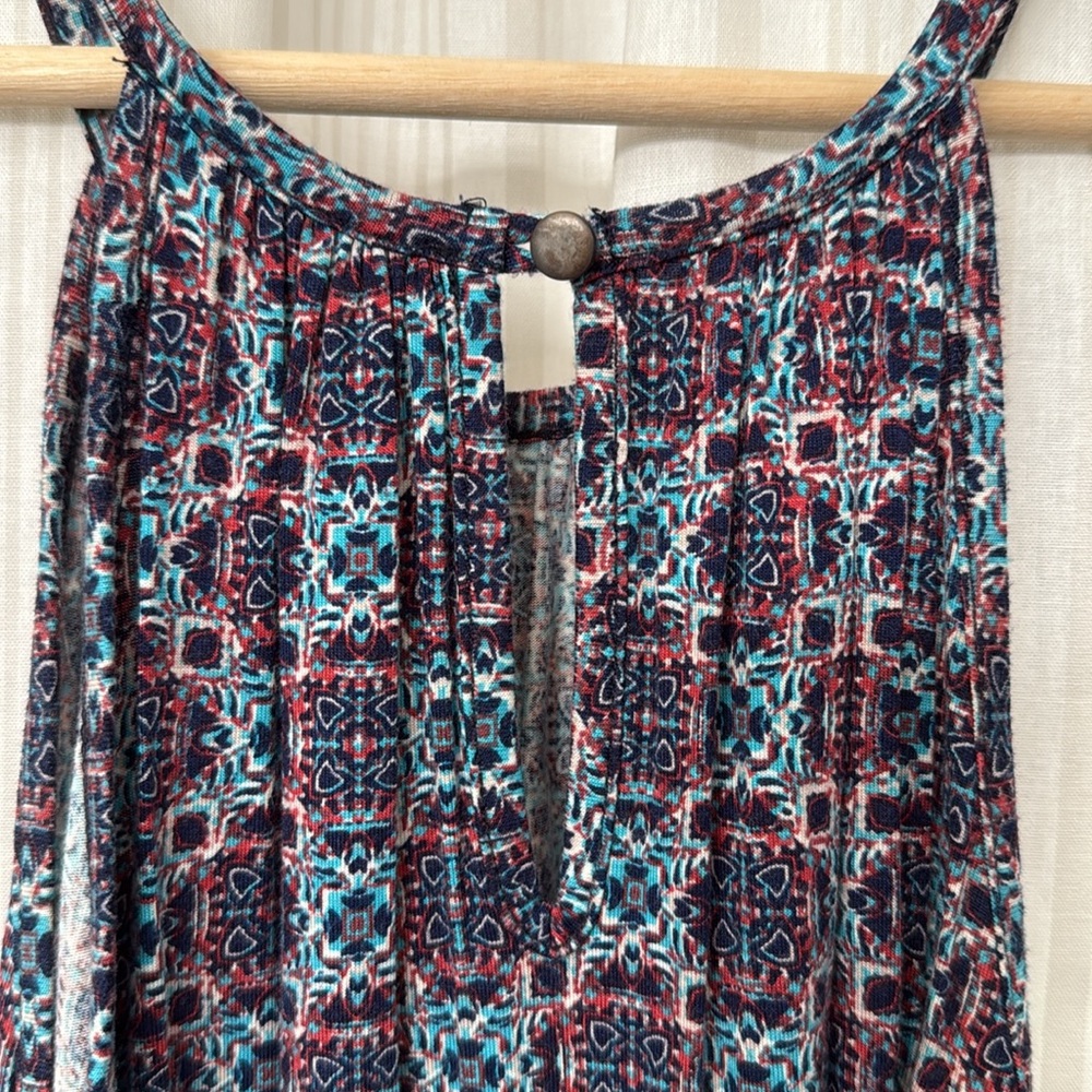 Papermoon Multi-Color Printed Halter Tank Top - Picture 4 of 4